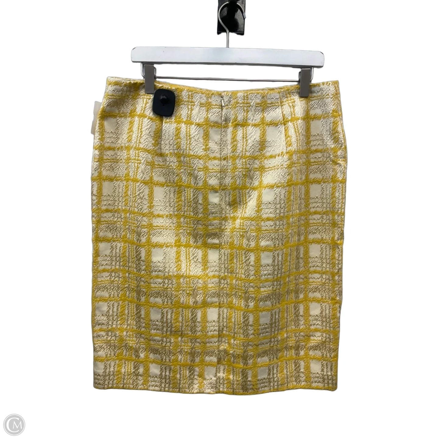 Skirt Mini & Short By Talbots In Yellow, Size: 12