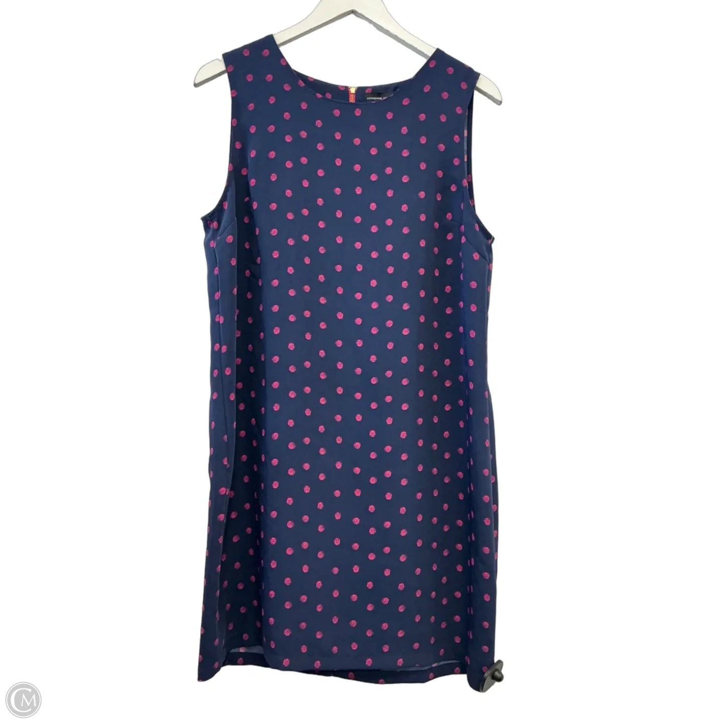 Dress Casual Midi By Adrienne Vittadini In Navy, Size: M