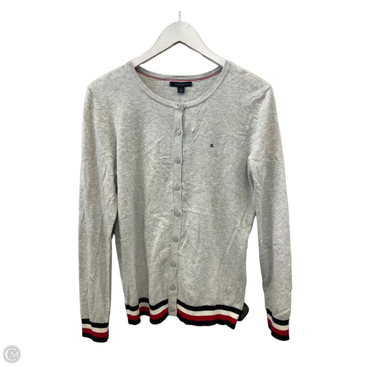 Cardigan By Tommy Hilfiger In Grey, Size: M