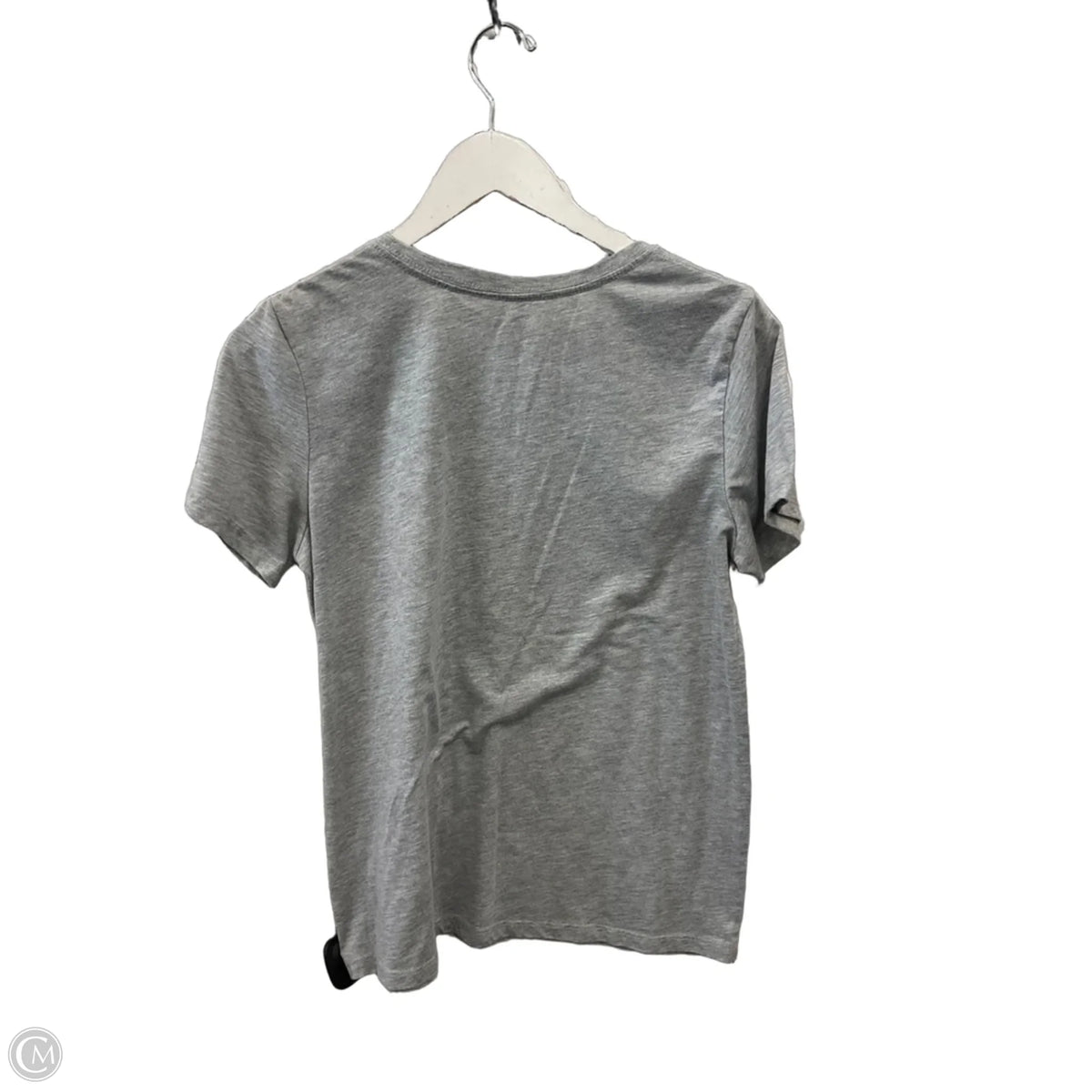 Top Short Sleeve Basic By Clothes Mentor In Grey, Size: M