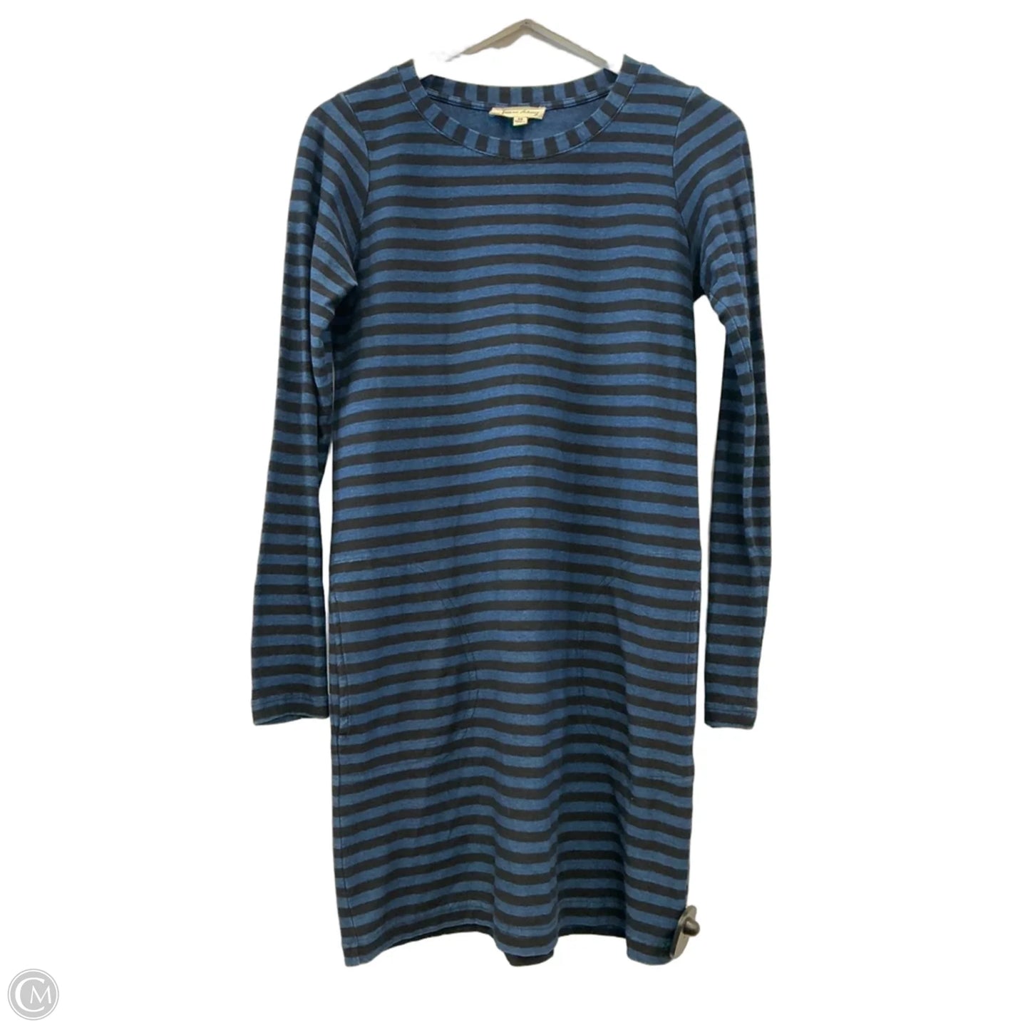 Dress Casual Midi By Jane And Delancey In Black & Blue, Size: Xs