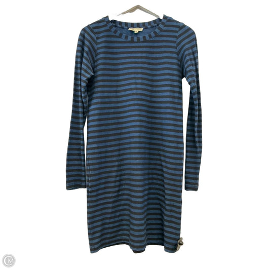 Dress Casual Midi By Jane And Delancey In Black & Blue, Size: Xs