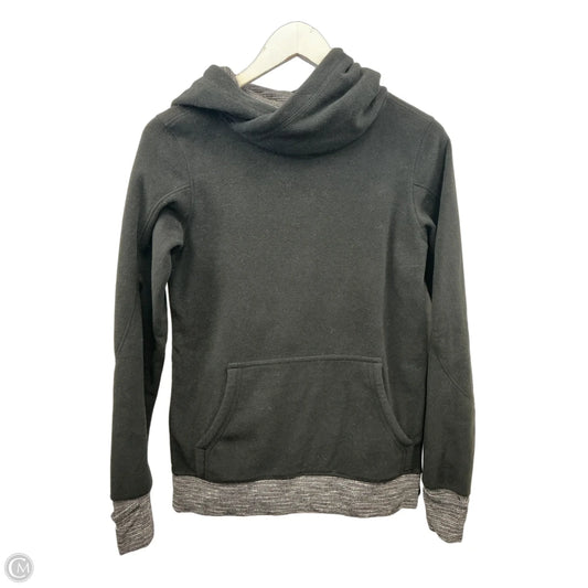 Athletic Sweatshirt Hoodie By Lululemon In Black, Size: S