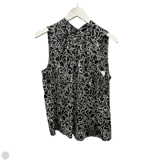 Top Sleeveless By White House Black Market In Black & White, Size: M