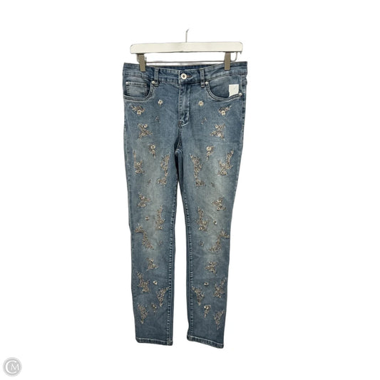 Jeans Boyfriend By Tribal In Blue Denim, Size: 8