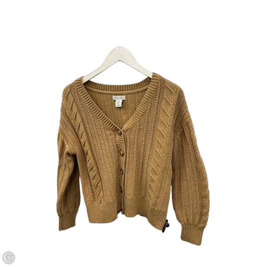 Cardigan By Cupcakes And Cashmere In Tan, Size: M