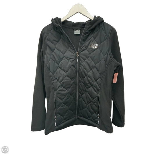 Jacket Fleece By New Balance In Black, Size: L