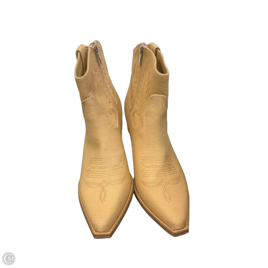 Boots Western By Nine West In Tan, Size: 9.5