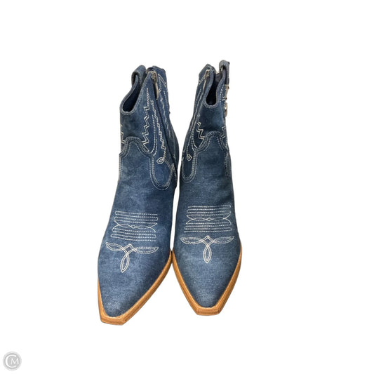 Boots Western By Nine West In Blue, Size: 9.5