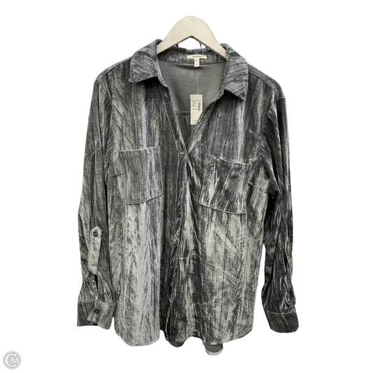 Top Long Sleeve By Maurices In Grey, Size: Xl