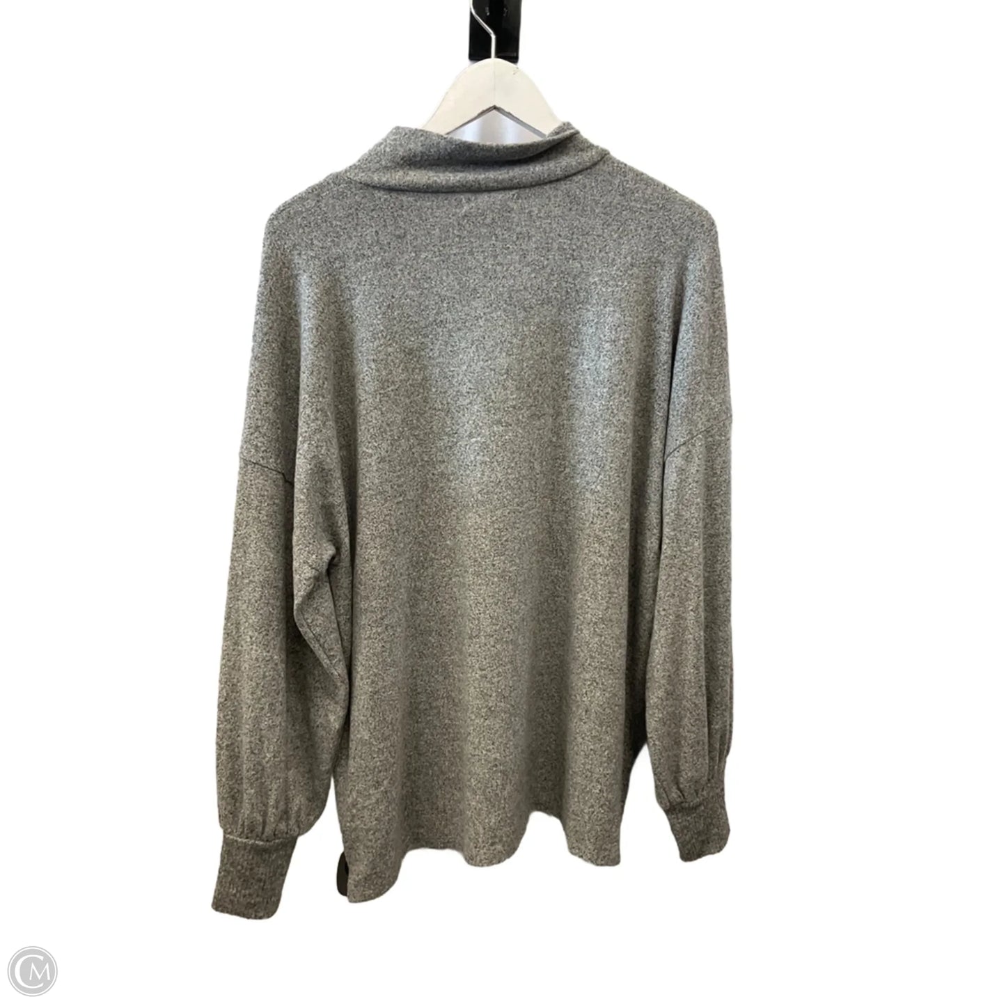 Top Long Sleeve By Maurices In Grey, Size: Xxl