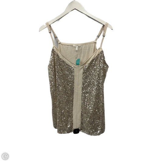 Top Sleeveless By Maurices In Gold, Size: 1x