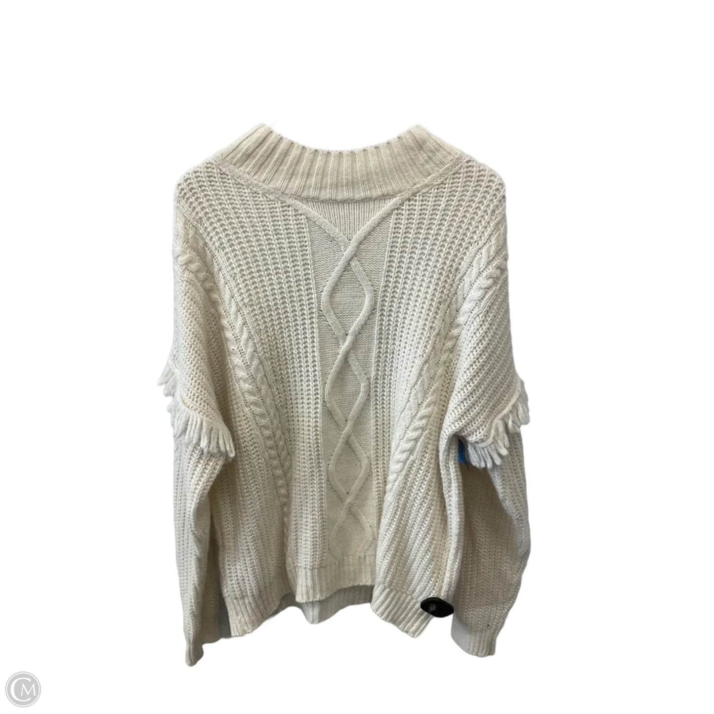 Sweater By Time And Tru In Cream, Size: Xl
