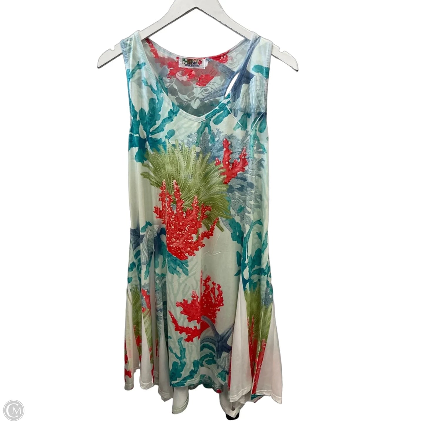 Dress Casual Midi By Clothes Mentor In Aqua, Size: M