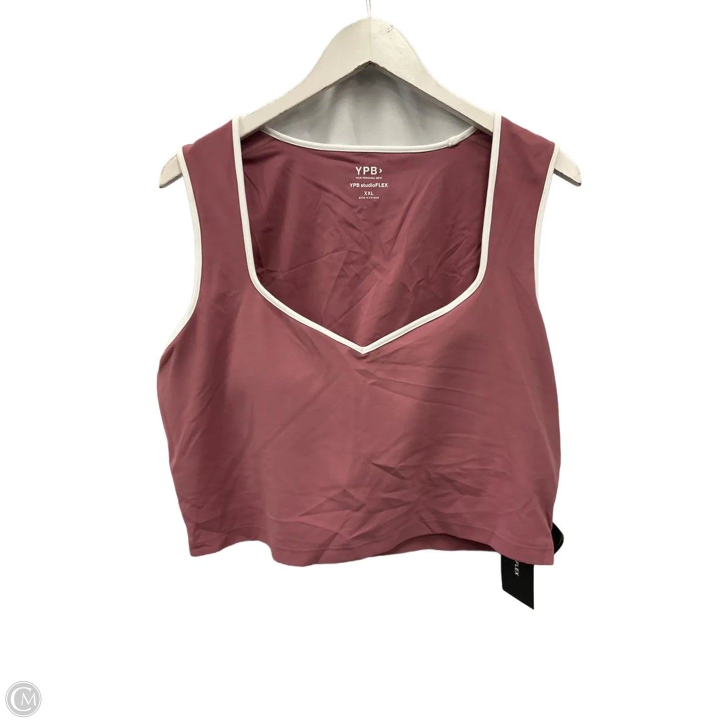 Athletic Bra By Ypb In Pink, Size: Xxl