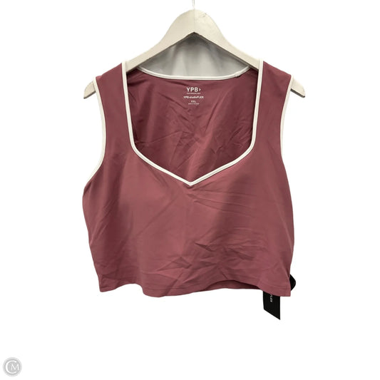 Athletic Bra By Ypb In Pink, Size: Xxl