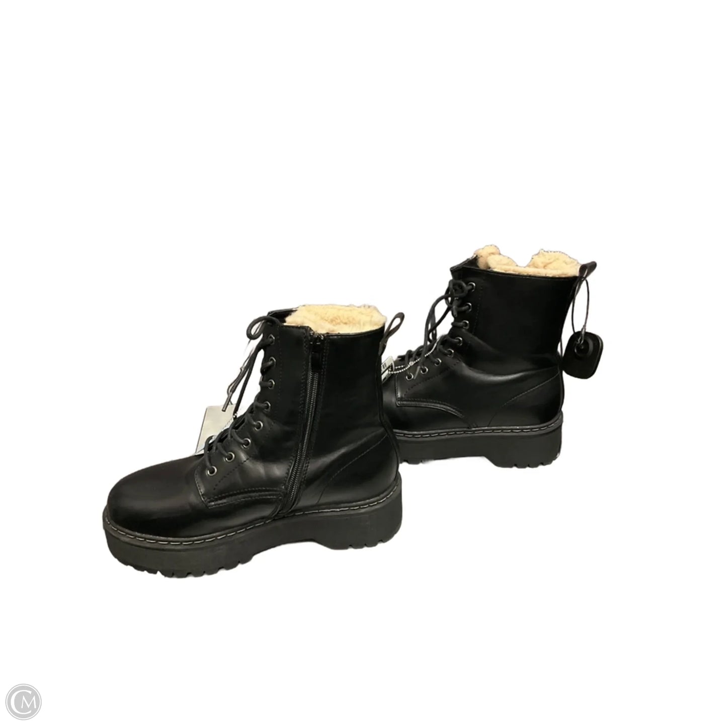 Boots Combat By Steve Madden In Black, Size: 9