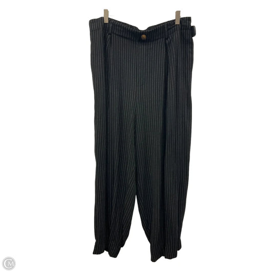 Pants Wide Leg By Oddi In Black, Size: 1x