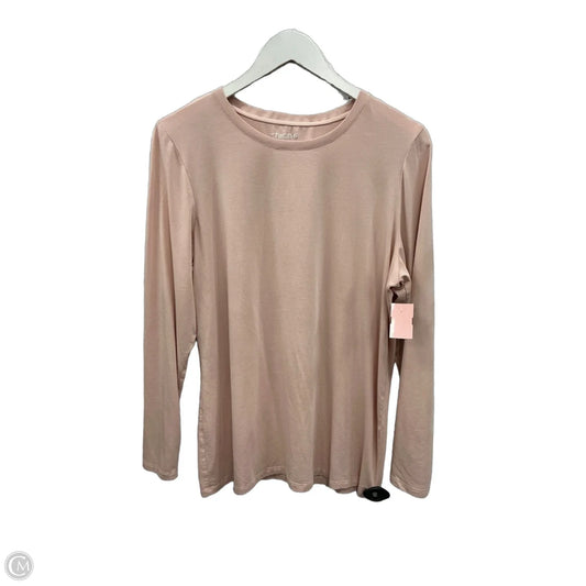 Top Long Sleeve By Chicos In Pink, Size: L