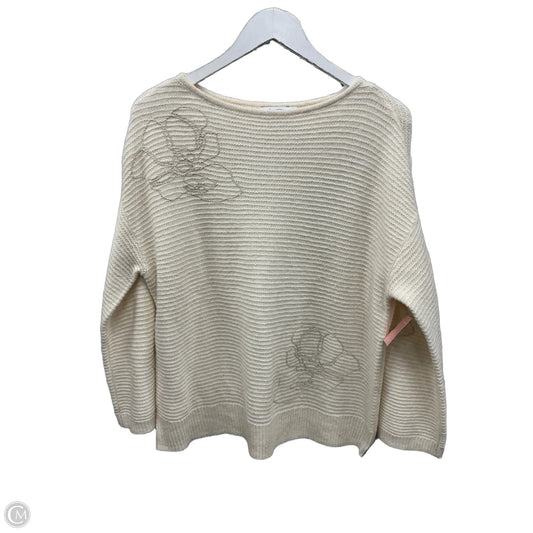 Sweater By Chicos In Cream, Size: M