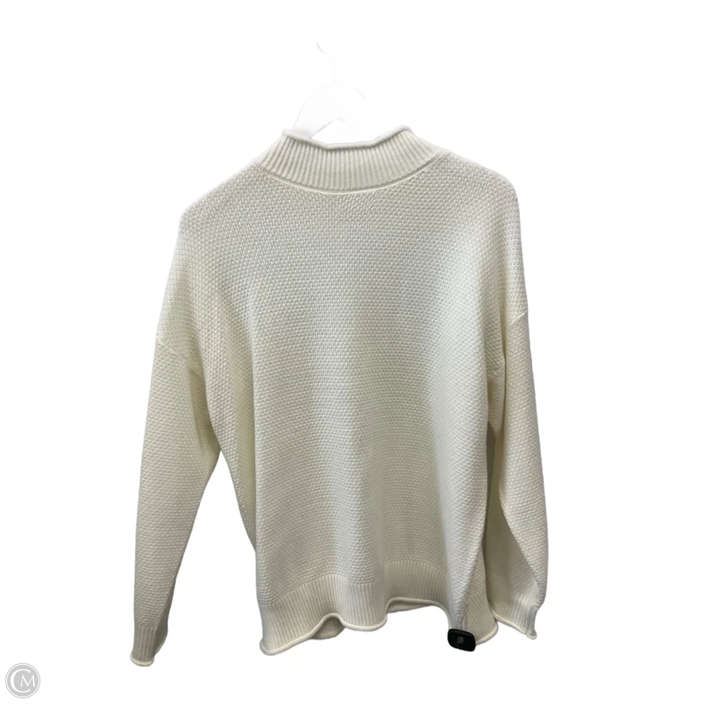 Sweater By Clothes Mentor In Cream, Size: L
