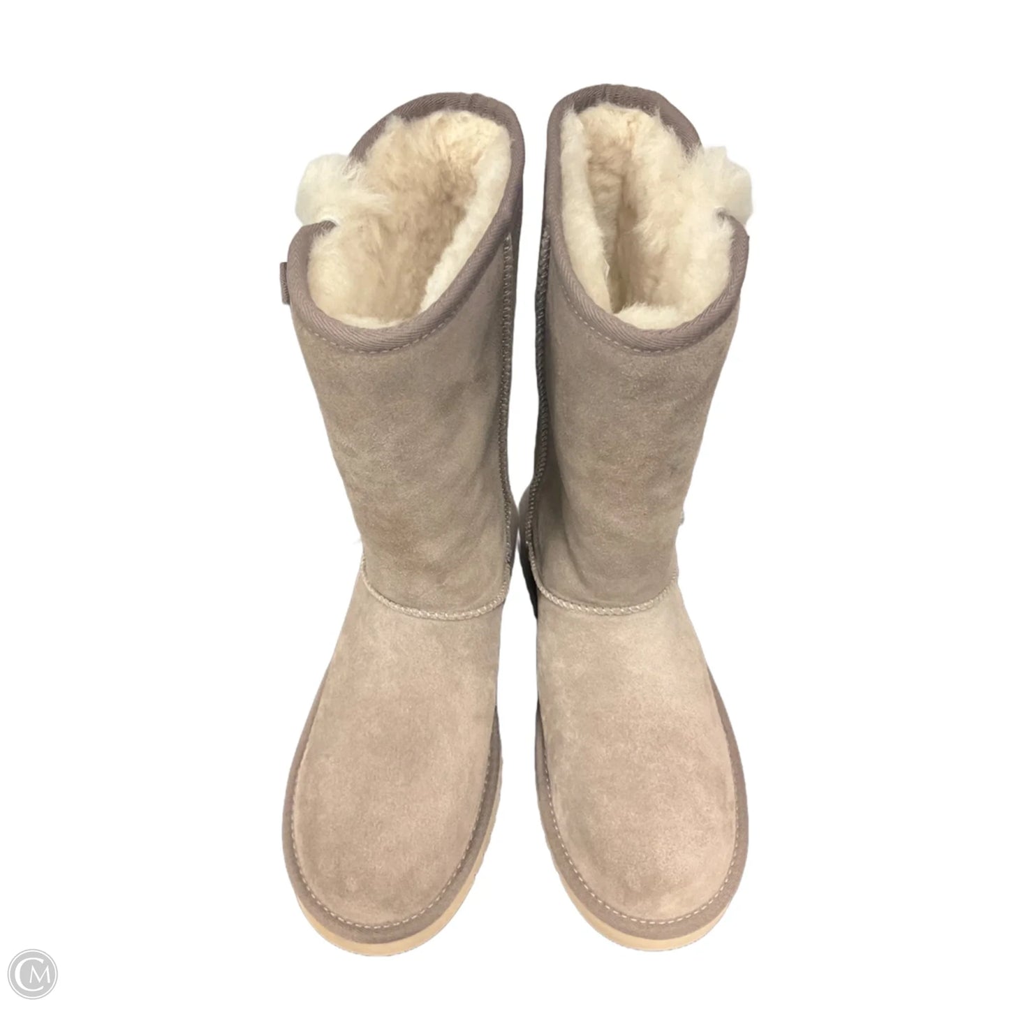 Boots Mid-calf Flats By Koolaburra By Ugg In Grey, Size: 9