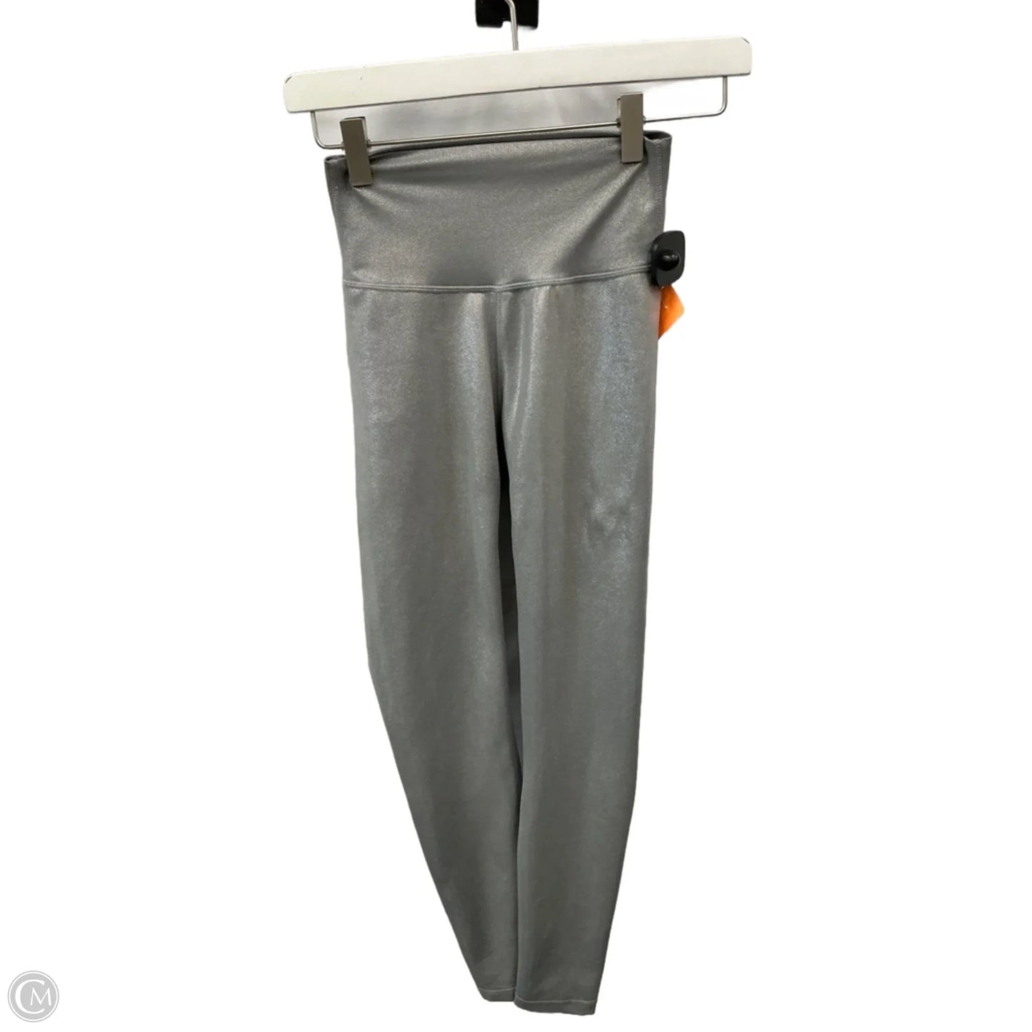 Athletic Leggings By Clothes Mentor In Silver, Size: Xs