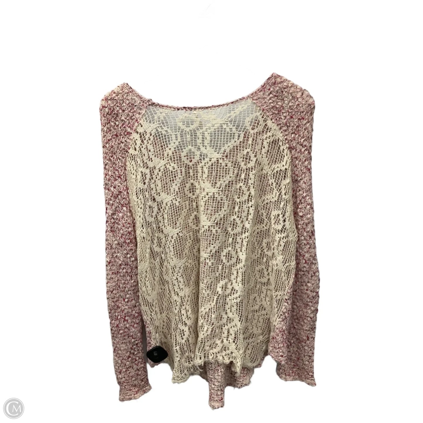 Top Long Sleeve By Free People In Pink, Size: Sp