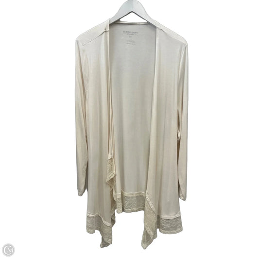 Cardigan By Torrid In Cream, Size: 1x