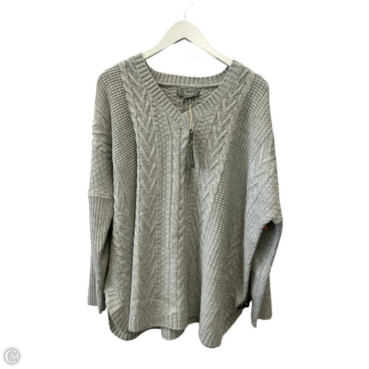 Sweater By Natural Reflections In Grey, Size: Xl