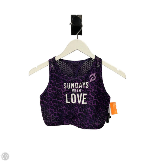 Athletic Bra By Peloton In Animal Print, Size: L
