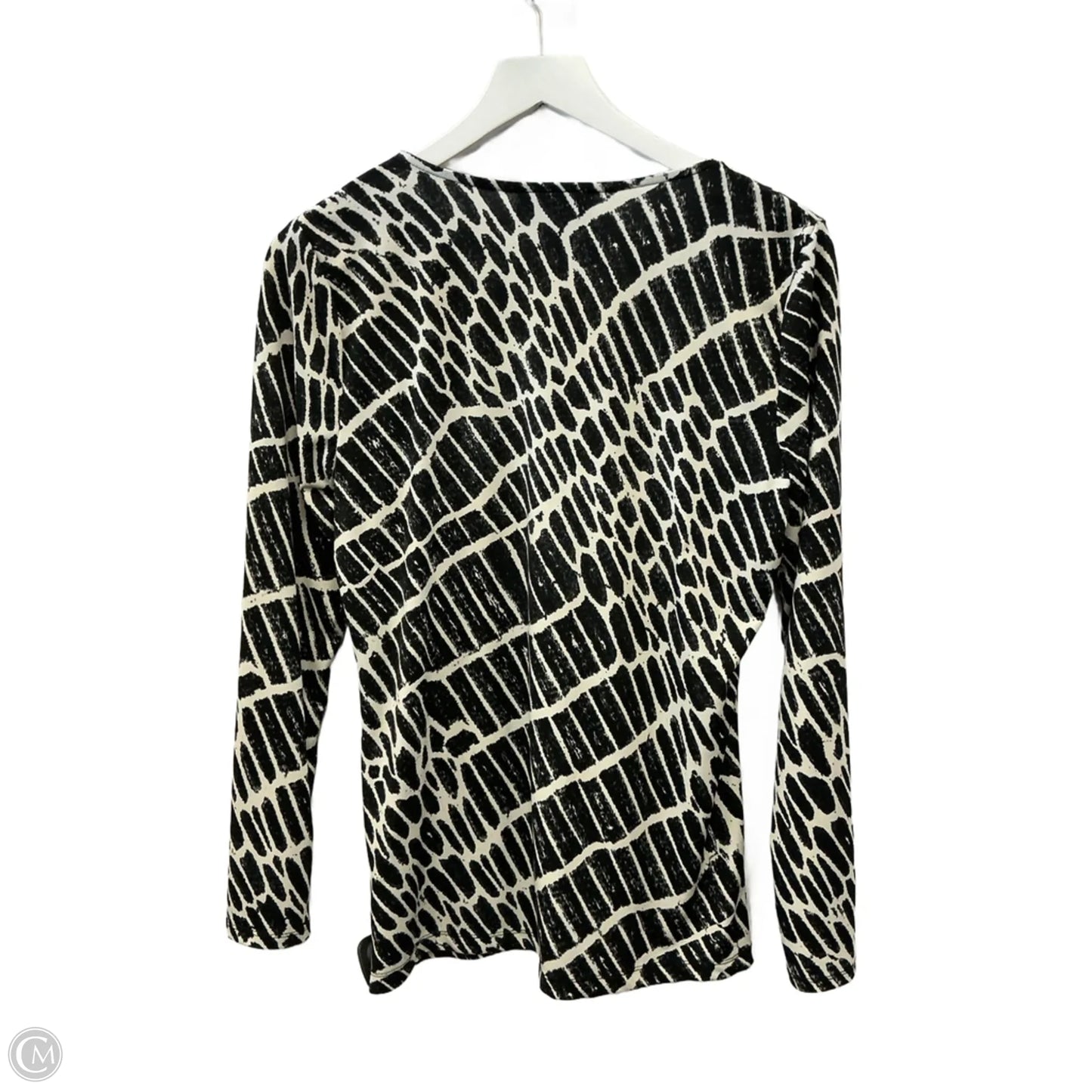 Top Long Sleeve By Dana Buchman In Black, Size: S