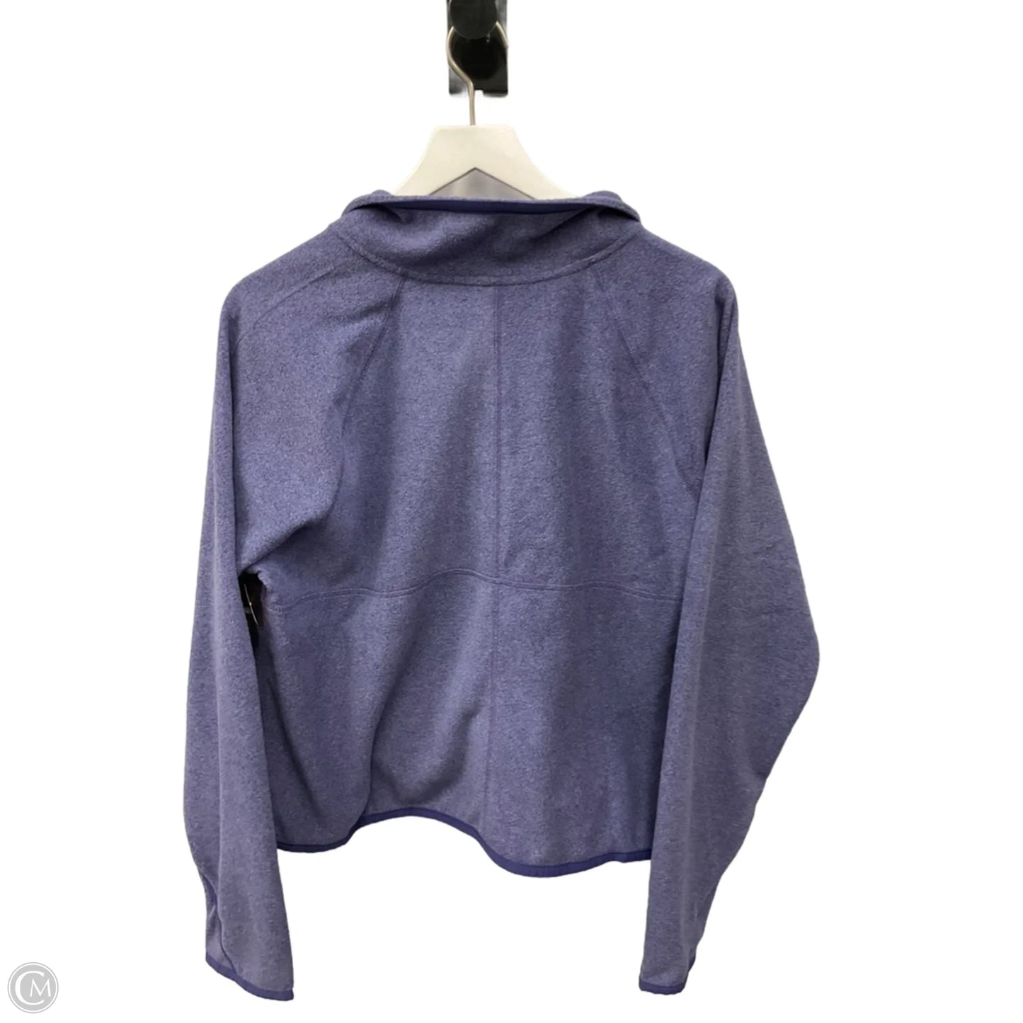 Athletic Sweatshirt Collar By Tek Gear In Purple, Size: Xl