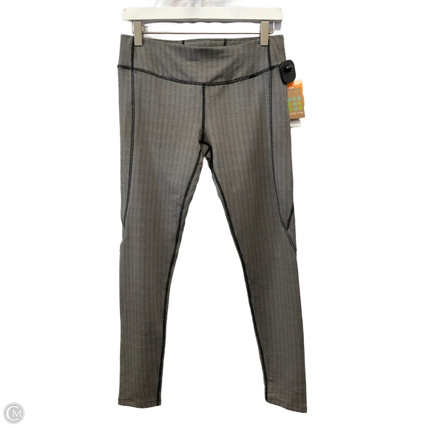 Athletic Leggings By Title Nine In Chevron Pattern, Size: M