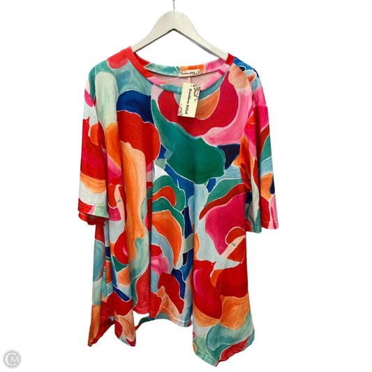 Top Short Sleeve By Southern Stitch In Multi-colored, Size: Xxl