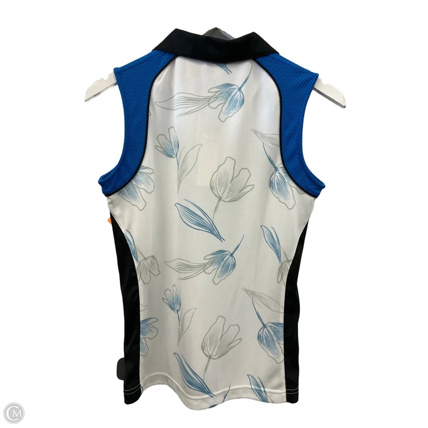 Top Sleeveless By Clothes Mentor In Blue & White, Size: S