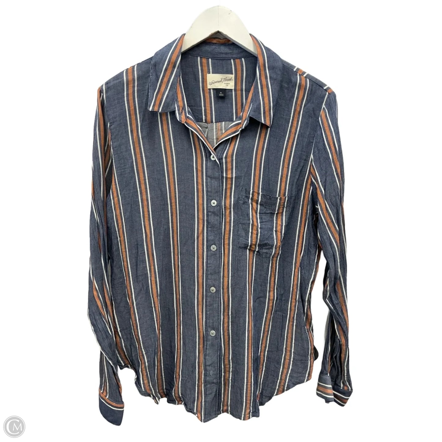 Top Long Sleeve By Universal Thread In Blue, Size: Xl