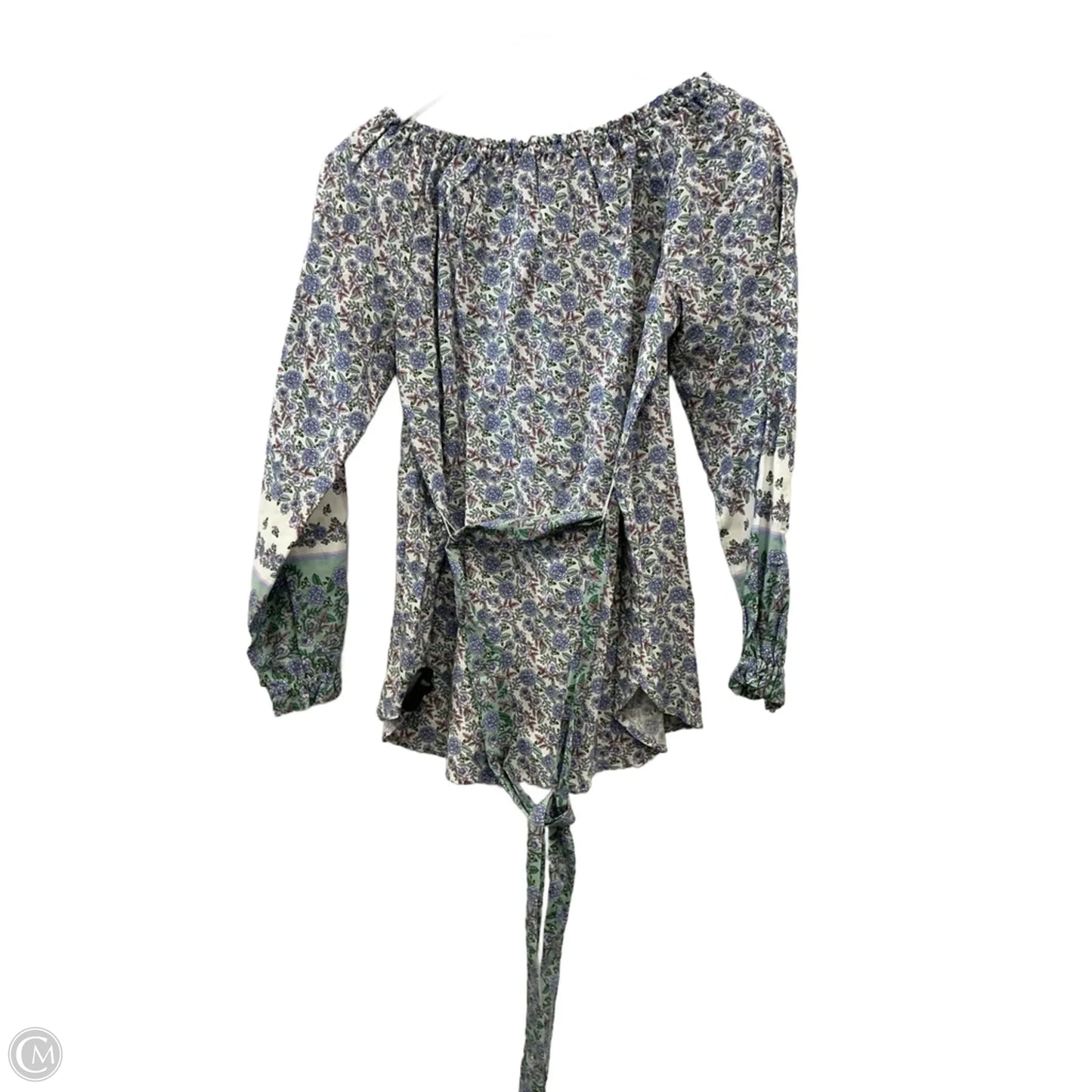 Top Long Sleeve By Loft In Floral Print, Size: S