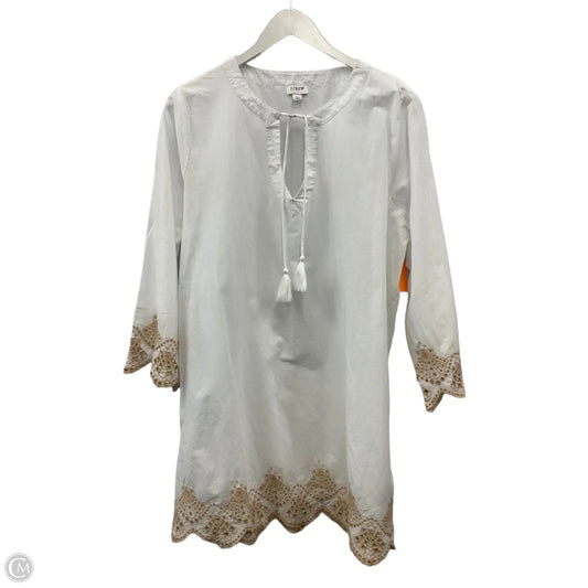 Swimwear Cover-up By J. Crew In White, Size: L