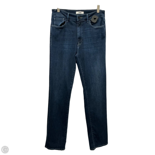 Jeans Straight By Mavi In Blue Denim, Size: 10