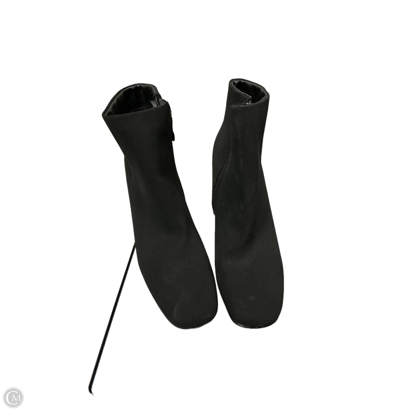 Boots Ankle Heels By Clothes Mentor In Black, Size: 11