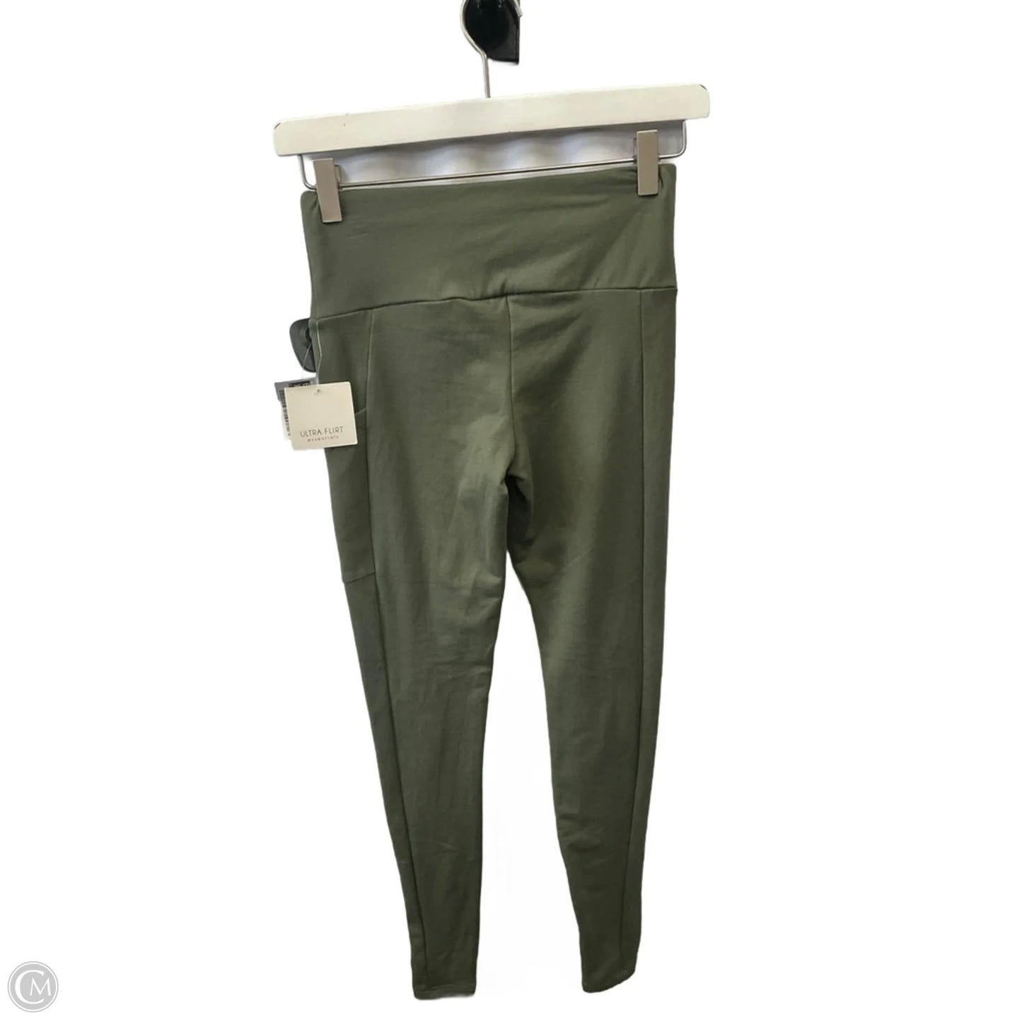 Athletic Leggings By Ultra Flirt In Green, Size: Xs