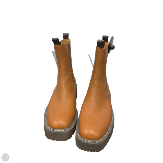 Boots Ankle Flats By Sam Edelman In Brown, Size: 8.5