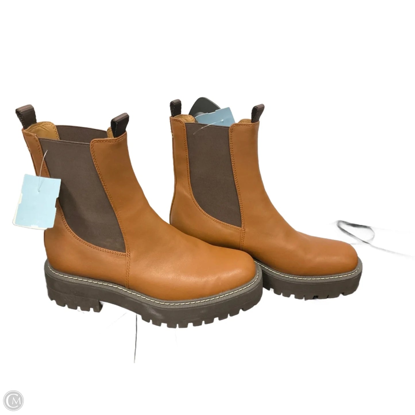 Boots Ankle Flats By Sam Edelman In Brown, Size: 8.5