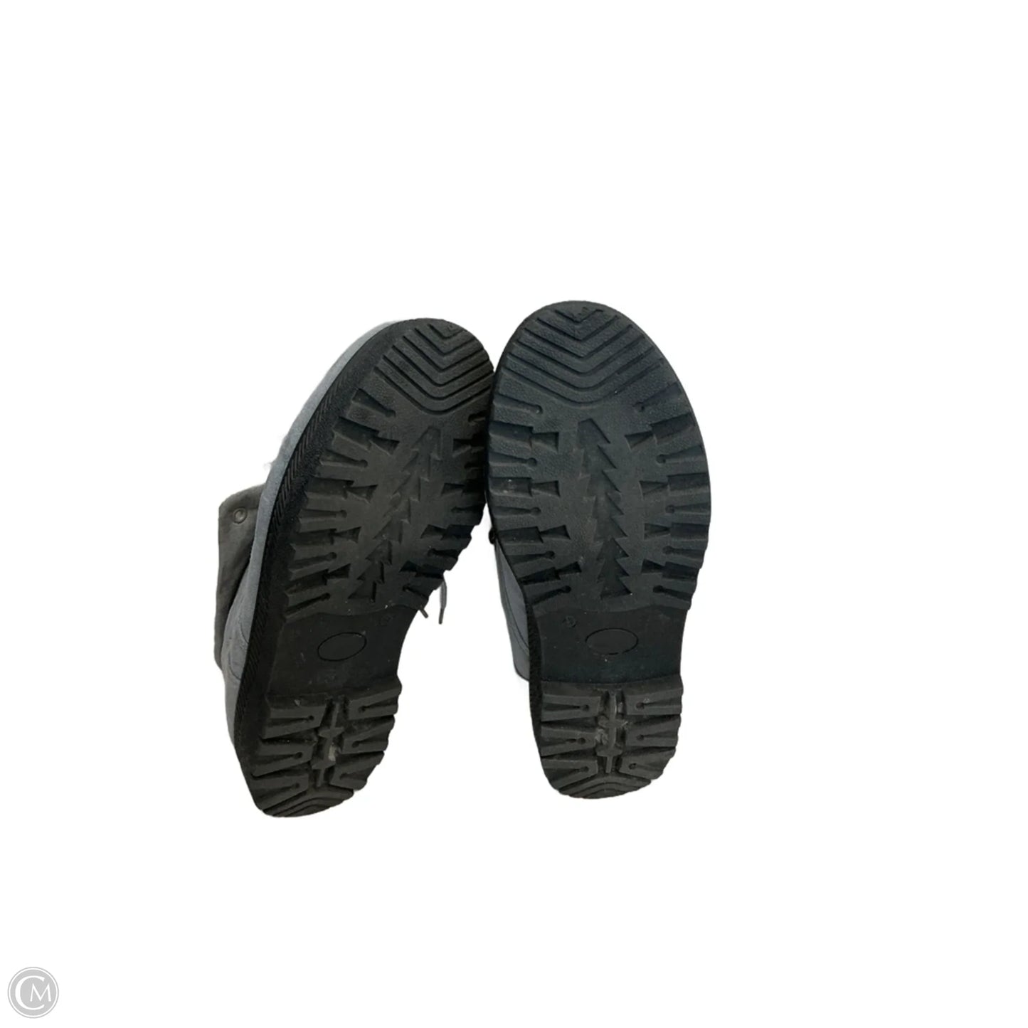 Boots Ankle Flats By Clothes Mentor In Grey, Size: 8