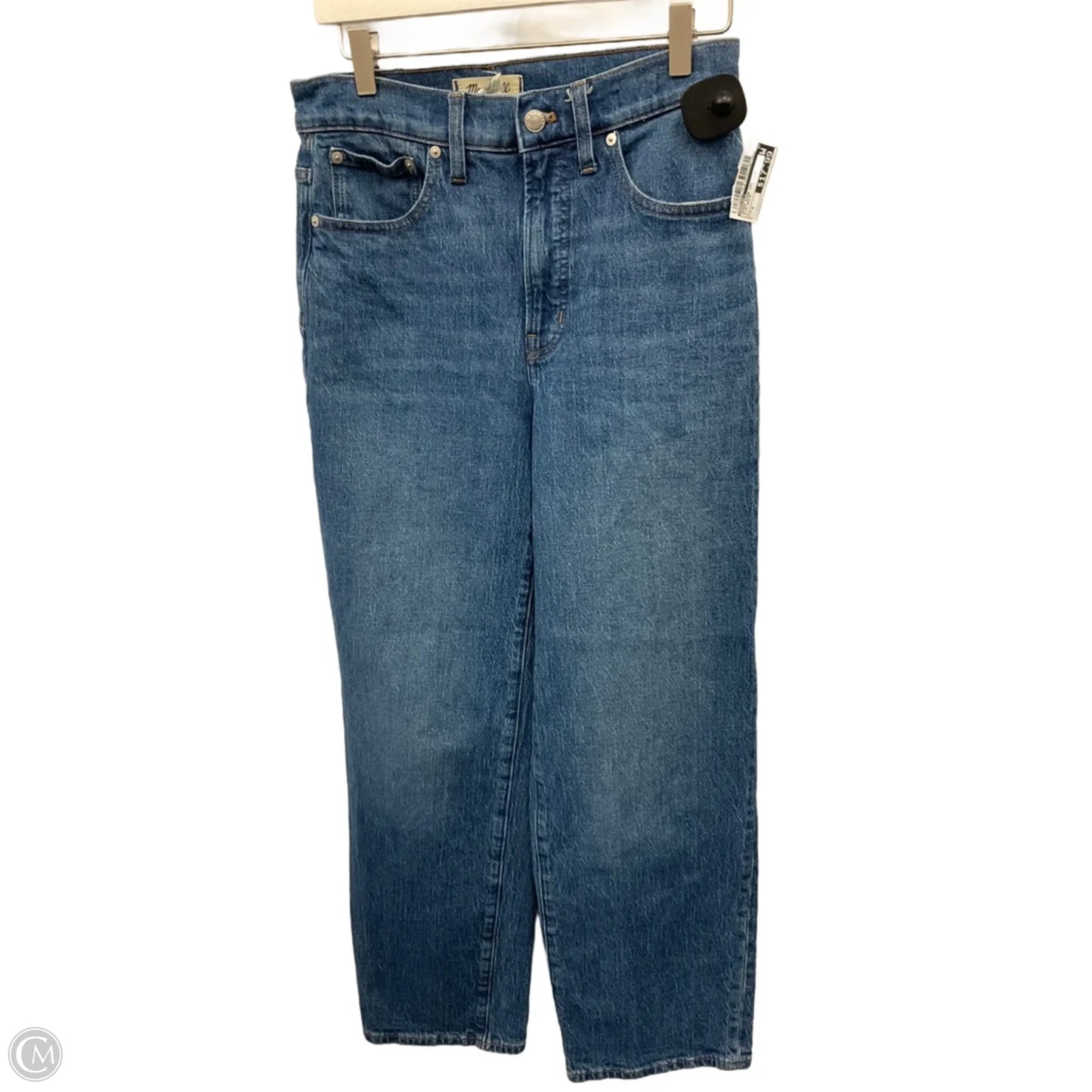 Jeans Wide Leg By Madewell In Blue Denim, Size: 4