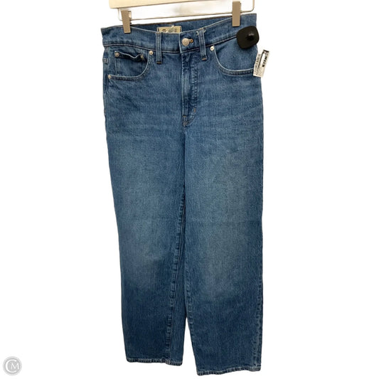 Jeans Wide Leg By Madewell In Blue Denim, Size: 4