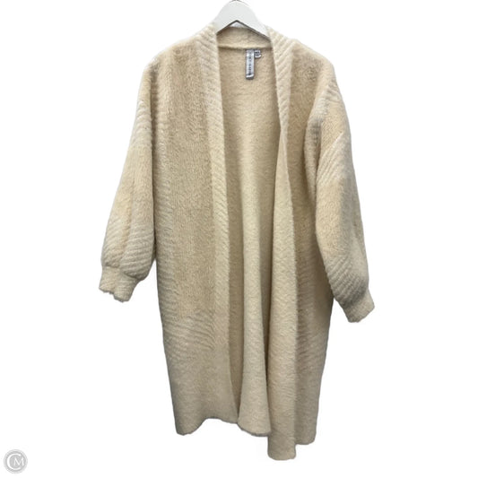 Sweater Cardigan By Grace + Karma In Cream, Size: M