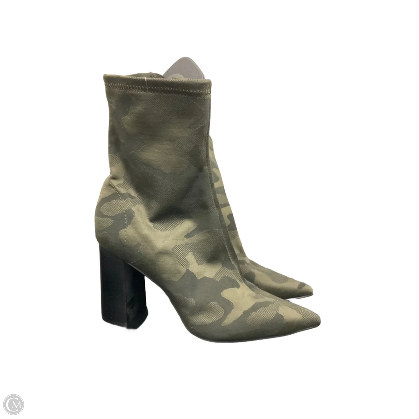 Boots Ankle Heels By Jeffrey Campbell In Camouflage Print, Size: 6.5
