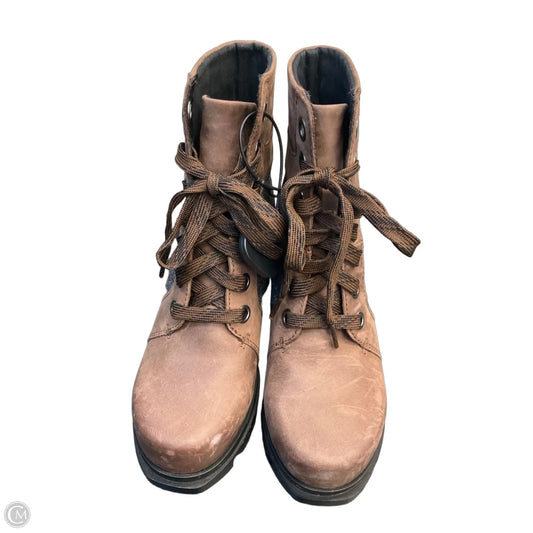 Boots Ankle Flats By Sorel In Brown, Size: 6